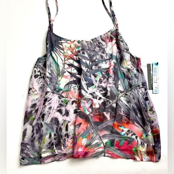 Alice + Olivia Silk Spaghetti Strap Women's Top - Picture 3 of 10